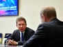 Владимир Путин и глава компании "Газпром" Алексей Миллер Владимир Путин и глава компании "Газпром" Алексей Миллер