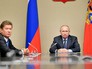 Владимир Путин и глава компании "Газпром" Алексей Миллер Владимир Путин и глава компании "Газпром" Алексей Миллер