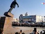 Снос памятника Ленину на Украине Снос памятника Ленину на Украине