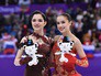 Российские фигуристки Евгения Медведева (слева) и Алина Загитова (справа) Российские фигуристки Евгения Медведева (слева) и Алина Загитова (справа)