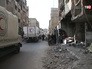 Прибытие гумконвоя в Восточную Гуту, Сирия Прибытие гумконвоя в Восточную Гуту, Сирия