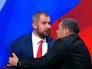 Максим Сурайкин во время дебатов на телеканале "Россия1" Максим Сурайкин во время дебатов на телеканале "Россия1"