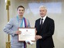 Сергей Собянин на церемонии награждения московских спортсменов - призеров Олимпиады-2018 Сергей Собянин на церемонии награждения московских спортсменов - призеров Олимпиады-2018