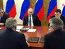 Владимир Путин на заседании в Курчатовском институте Владимир Путин на заседании в Курчатовском институте