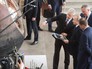 Владимир Путин и Сергей Собянин в павильоне "Космос" на ВДНХ Владимир Путин и Сергей Собянин в павильоне "Космос" на ВДНХ