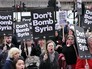 Митинг против ракетных ударов коалиции по Сирии Митинг против ракетных ударов коалиции по Сирии