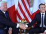 Дональд Трамп и Эммануэль Макрон Дональд Трамп и Эммануэль Макрон