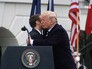 Дональд Трамп и Эммануэль Макрон Дональд Трамп и Эммануэль Макрон