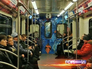 В столичном метро появился первый олимпийский поезд В столичном метро появился первый олимпийский поезд