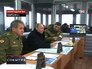 Владимир Путин на военных учениях Владимир Путин на военных учениях
