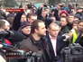 "Народный губернатор" Донецка Павел Губарев на митенге "Народный губернатор" Донецка Павел Губарев на митенге