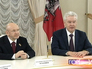 Мэр Москвы Сергей Собяни и председатель Московской городской думы Владимир Платонов Мэр Москвы Сергей Собяни и председатель Московской городской думы Владимир Платонов