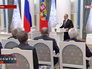 Владимир Путин выступает на церемонии подписания Федерального конституционного закона о принятии в Российскую Федерацию Республики Крым Владимир Путин выступает на церемонии подписания Федерального конституционного закона о принятии в Российскую Федерацию Республики Крым