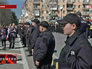 Милиция Украины держит оцепление на митинге Милиция Украины держит оцепление на митинге