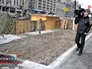 Грядки на площади Независимости в Киеве Грядки на площади Независимости в Киеве
