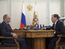 Встреча Владимира Путина с Дмитрием Медведевым Встреча Владимира Путина с Дмитрием Медведевым