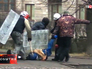 Пострадавшие при стрельбе во время уличных протестов в Киеве Пострадавшие при стрельбе во время уличных протестов в Киеве