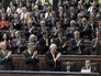 Во время пленарной сессии в парламенте по проекту референдума в Каталонии Во время пленарной сессии в парламенте по проекту референдума в Каталонии