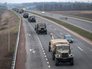 Украинская военная техника на Донецкой окружной дороге Украинская военная техника на Донецкой окружной дороге