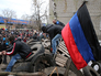 Баррикада в Славянске Баррикада в Славянске