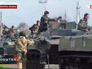 Украинские военные в Краматорске Украинские военные в Краматорске