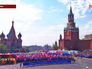 Участники первомайской демонстрации в Москве Участники первомайской демонстрации в Москве