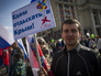 Участник первомайской демонстрации Участник первомайской демонстрации