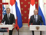 Президент России Владимир Путин и президент Швейцарии председатель ОБСЕ Дидье Буркхальтер Президент России Владимир Путин и президент Швейцарии председатель ОБСЕ Дидье Буркхальтер