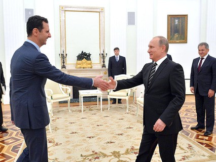 Владимир Путин встретился с президентом Сирии Башаром Асадом