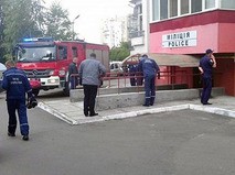 На месте взрыва в отделении милиции во Львове