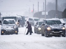 Снег в Омске