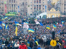 Майдан Незалежности в Киеве в декабре 2013 года