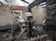 Последствия пожара в психоневрологическом интернате в Воронежской области