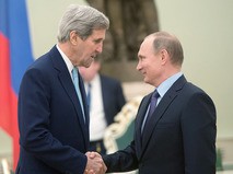 Владимир Путин встретился с госсекретарём США Джоном Керри