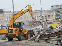 Снос самостроя в Москве