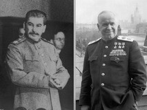 Генеральный секретарь ЦК ВКП(б) Иосиф Сталин и маршал Георгий Жуков