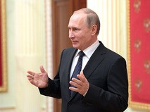 Владимир Путин обратился к прессе перед заседанием правительства