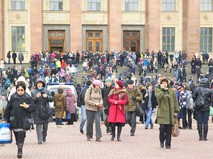 Вход в МГУ