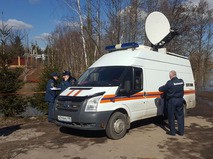 МЧС на месте загрязнения в подмосковном Домодедове