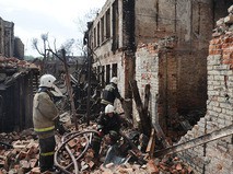 Последствия пожара в Ростове-на-Дону