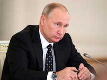 Владимир Путин на заседании Госсовета