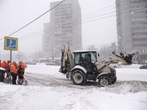 Уборка снега в Москве