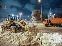 Уборка снега в Москве