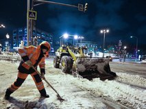 Уборка снега в Москве