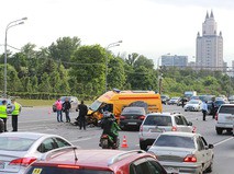 ДТП на Кутузовском проспекте в Москве