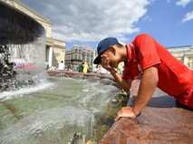 Жаркая погода в Москве