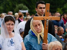 Православные верующие на Украине