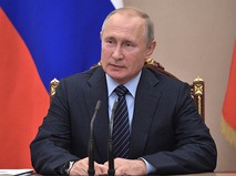 Владимир Путин на совещании Совета Безопасности