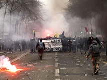 Забастовка в Париже