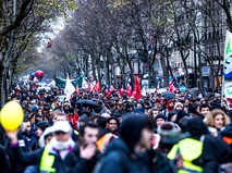 Пенсионные протесты во Франции